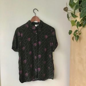 Printed Button-Down Shirt